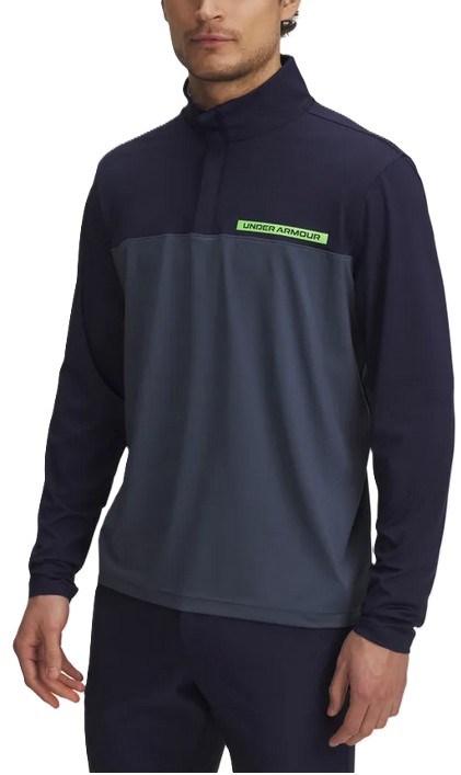 Under Armour T2G 1/4 Zip pánská mikina, modrá/tmavě modrá