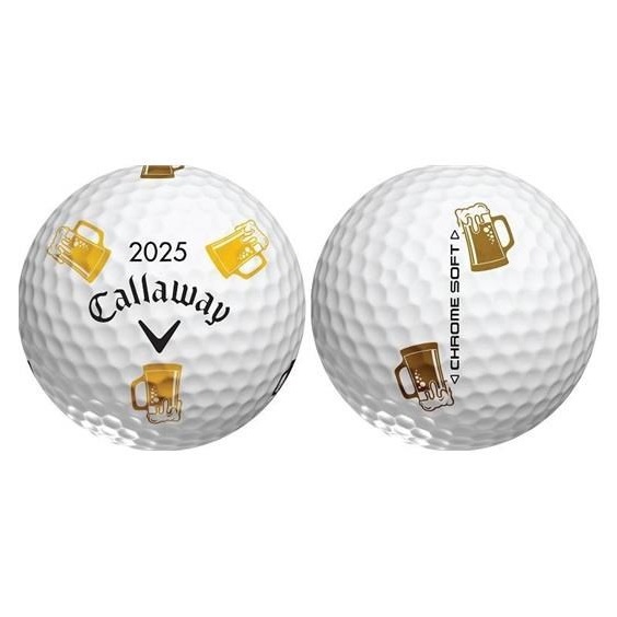 Callaway Chrome Soft Truvis Beer golfové míčky