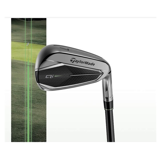 TaylorMade Qi Gunmetal Edition pánská železa, grafit