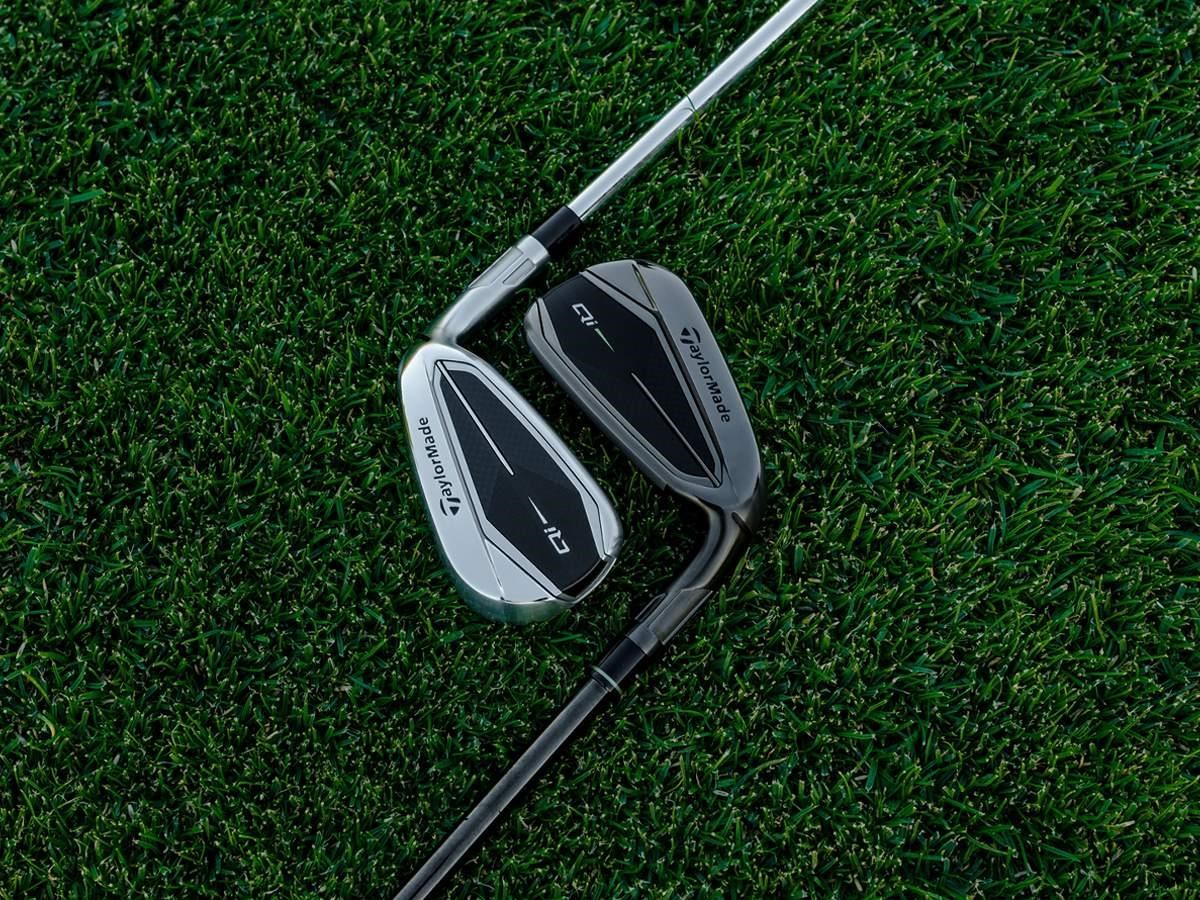TaylorMade Qi Gunmetal Edition pánská železa, grafit