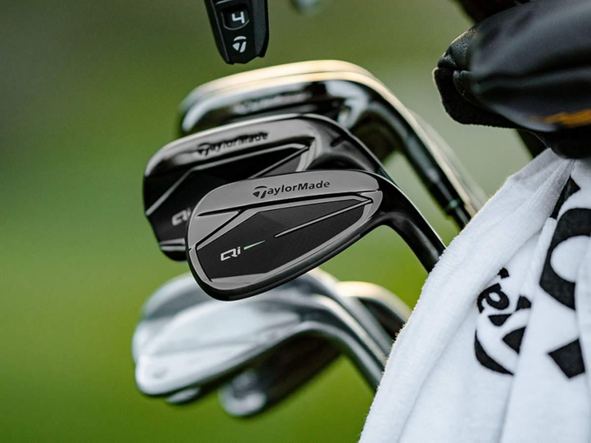 TaylorMade Qi Gunmetal Edition pánská železa, grafit