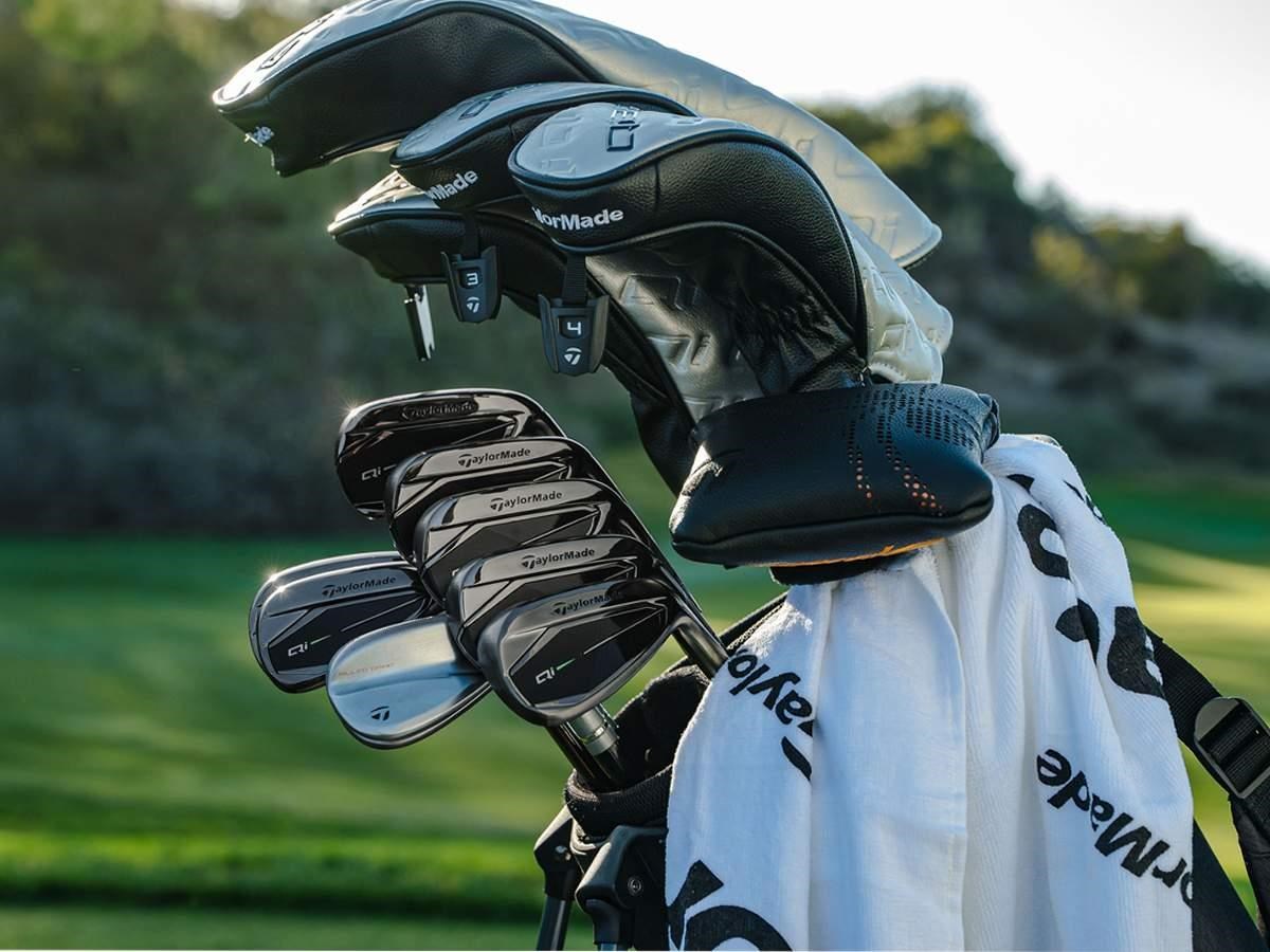 TaylorMade Qi Gunmetal Edition pánská železa, grafit