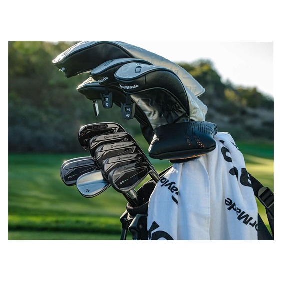 TaylorMade Qi Gunmetal Edition pánská železa, grafit