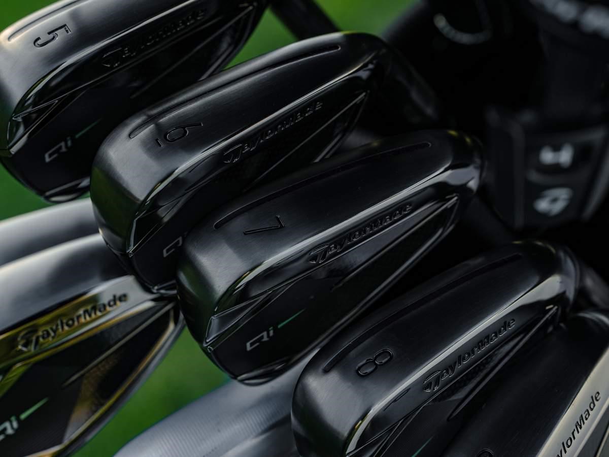 TaylorMade Qi Gunmetal Edition pánská železa, grafit