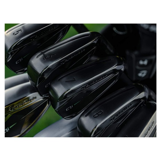 TaylorMade Qi Gunmetal Edition pánská železa, grafit