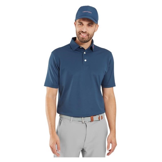 FootJoy Fashion Cap pánská golfová kšiltovka, dark denim/pink lemonade