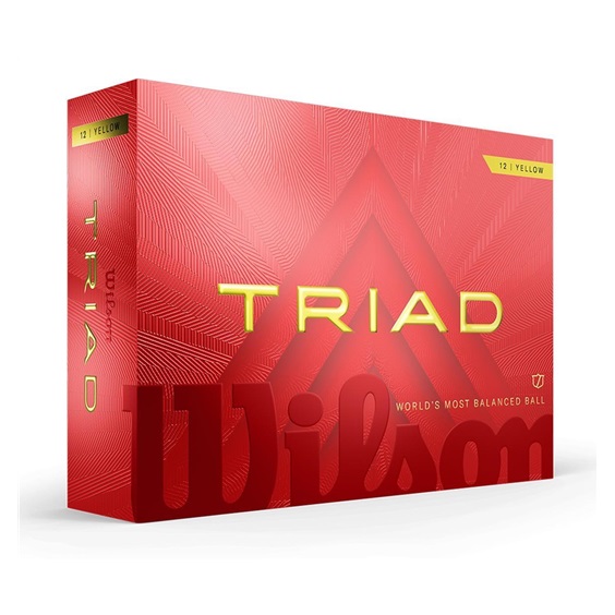 Wilson Triad golfové míčky, žluté