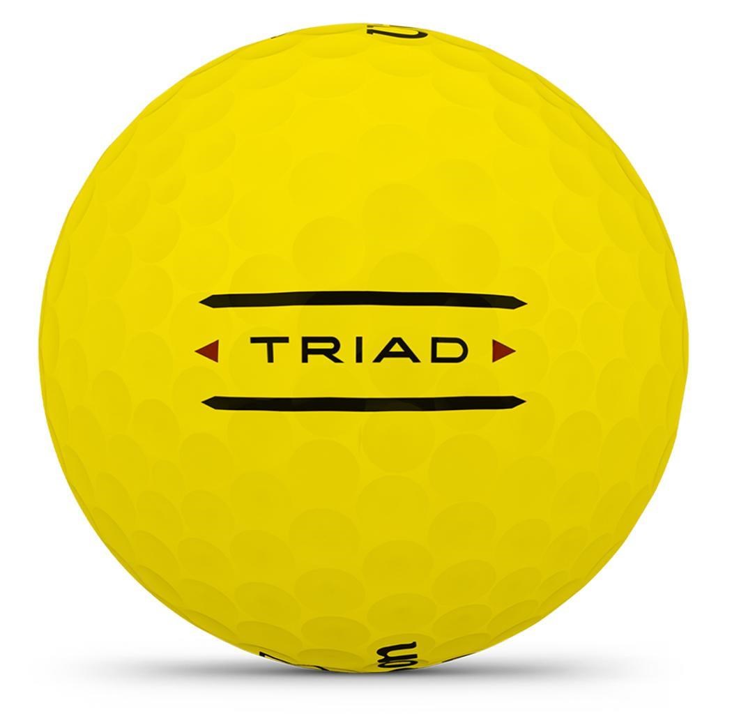 Wilson Triad golfové míčky, žluté