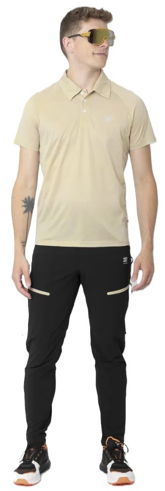 2117 of Sweeden FRÖSEKE pánské polo, béžové