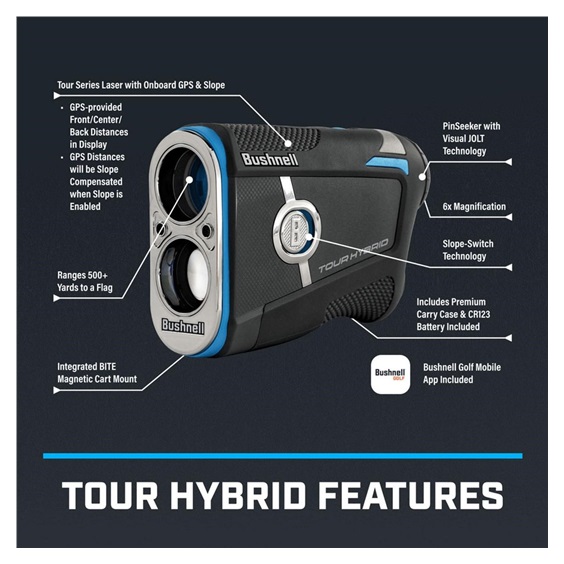 Bushnell Tour Hybrid laserový dálkoměr