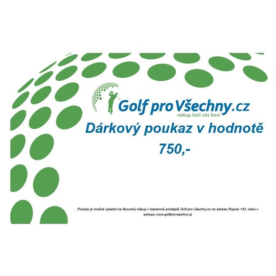 Dárkový poukaz 750 Kč