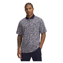 Under Armour Matchplay Printed pánské polo, modré/květinový potisk