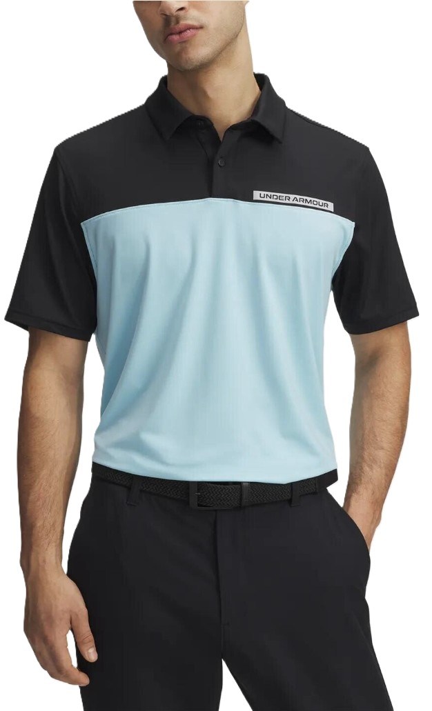 Under Armour T2G Color Block pánské polo, černé