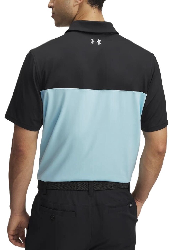 Under Armour T2G Color Block pánské polo, černé