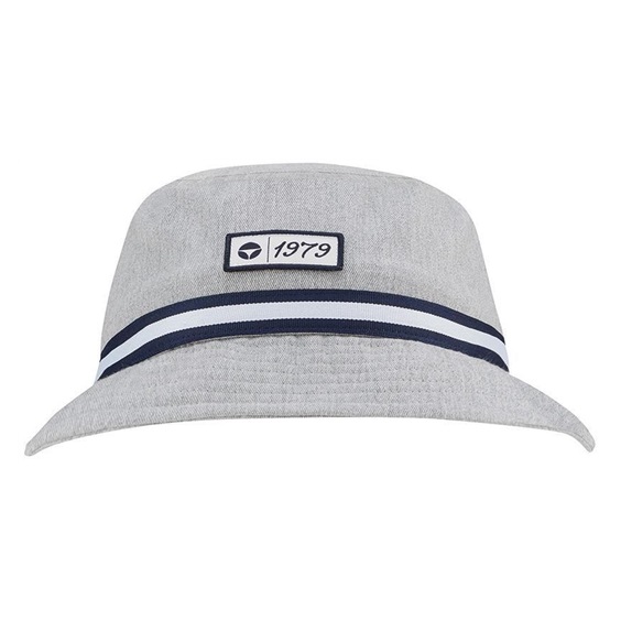 TaylorMade Vintage Twill Bucket klobouk, šedý