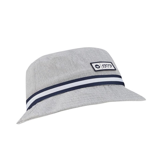TaylorMade Vintage Twill Bucket klobouk, šedý