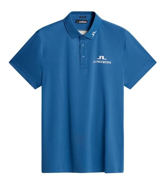 J.Lindeberg KV Tour Golf pánské polo, modré