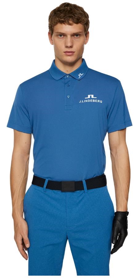 J.Lindeberg KV Tour Golf pánské polo, modré