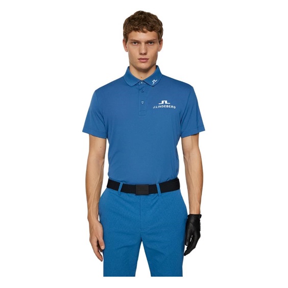 J.Lindeberg KV Tour Golf pánské polo, modré