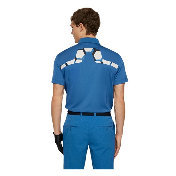 J.Lindeberg KV Tour Golf pánské polo, modré