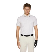 J.Lindeberg Tour Tech Print pánské polo, shadow bridge moonbeam