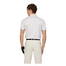 J.Lindeberg Tour Tech Print pánské polo, shadow bridge moonbeam