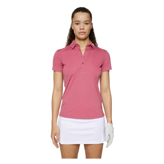 J.Lindeberg Tour Tech dámské polo, rose wine