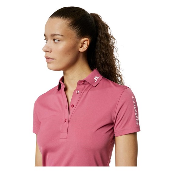 J.Lindeberg Tour Tech dámské polo, rose wine