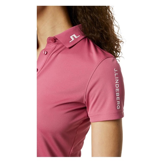 J.Lindeberg Tour Tech dámské polo, rose wine