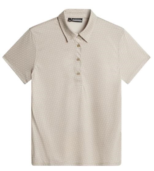 J.Lindeberg Caitlyn dámské polo, shadow bridge khaki