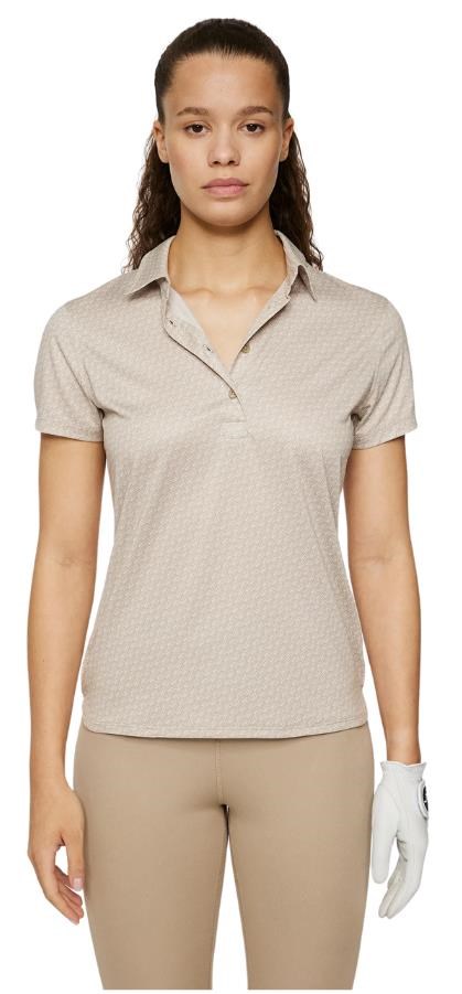 J.Lindeberg Caitlyn dámské polo, shadow bridge khaki