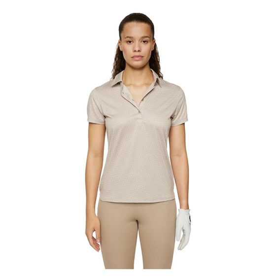 J.Lindeberg Caitlyn dámské polo, shadow bridge khaki