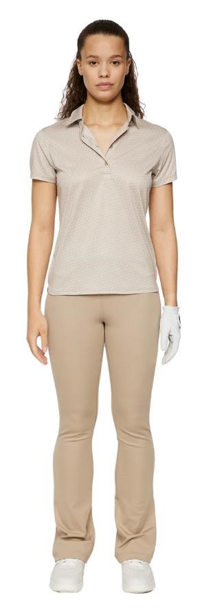 J.Lindeberg Caitlyn dámské polo, shadow bridge khaki