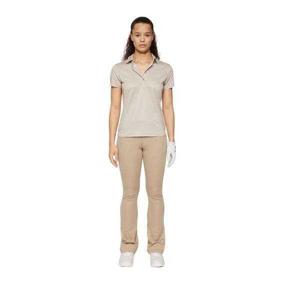 J.Lindeberg Caitlyn dámské polo, shadow bridge khaki