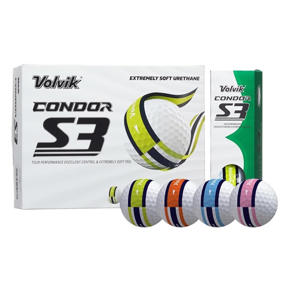 Volvik Condor S3 golfové míčky