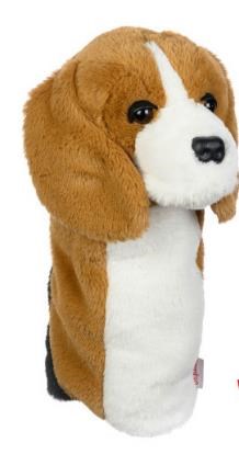 Daphne‘s Bobcat driver headcover, beagle