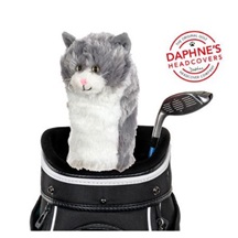 Daphne‘s Grey And White Cat driver headcover, kočka