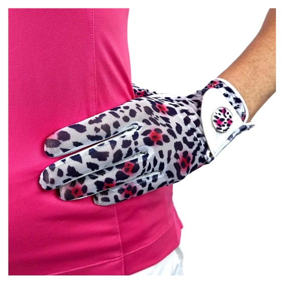 Best of Golf America Ladybird dámská golfová rukavice, bílo/růžová