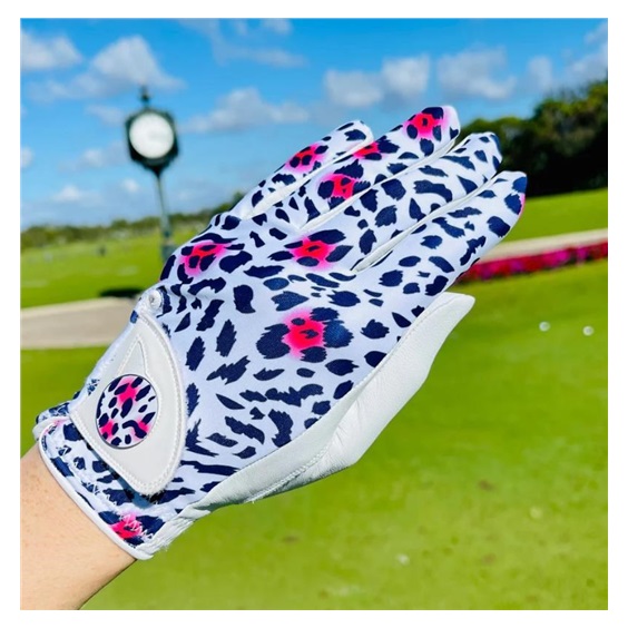 Best of Golf America Ladybird dámská golfová rukavice, bílo/růžová