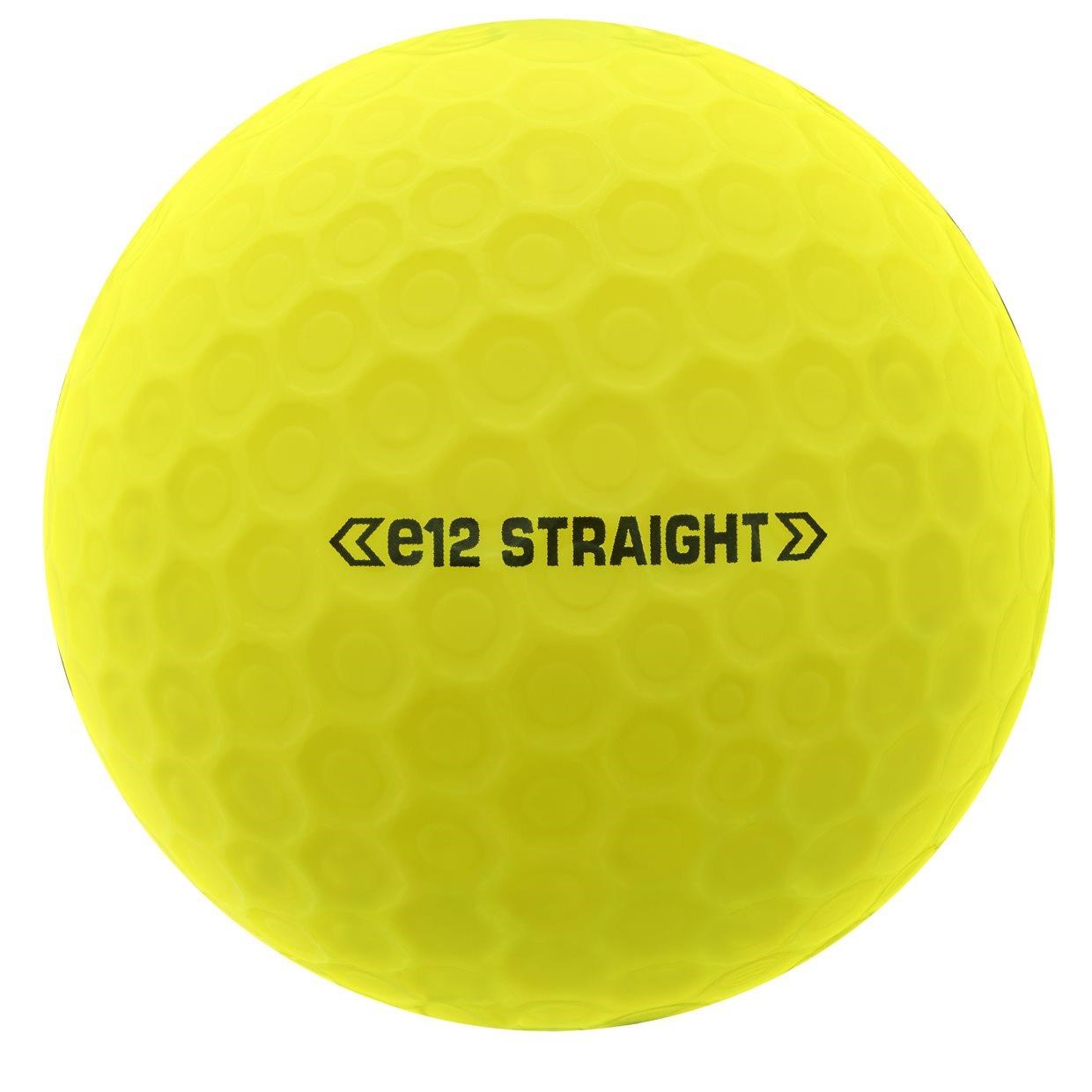 Bridgestone e12 Straight MindSet golfové míčky, žluté