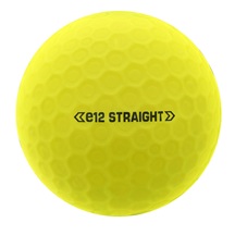 Bridgestone e12 Straight MindSet golfové míčky, žluté