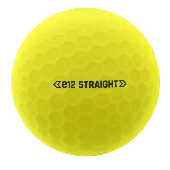 Bridgestone e12 Straight MindSet golfové míčky, žluté
