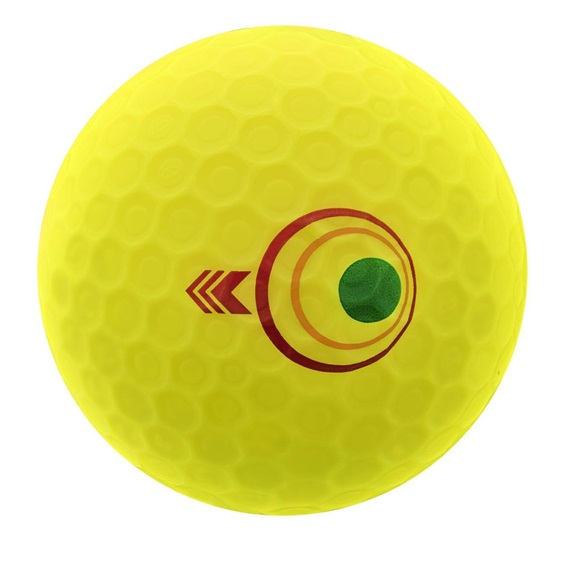 Bridgestone e12 Straight MindSet golfové míčky, žluté