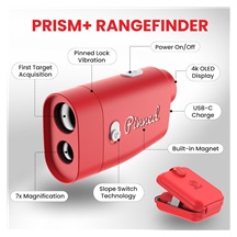 Pinned Prism+ dálkoměr, červený