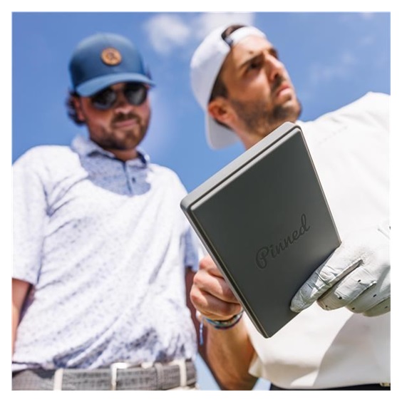 Pinned The Caddie GPS mobilní analyzátor