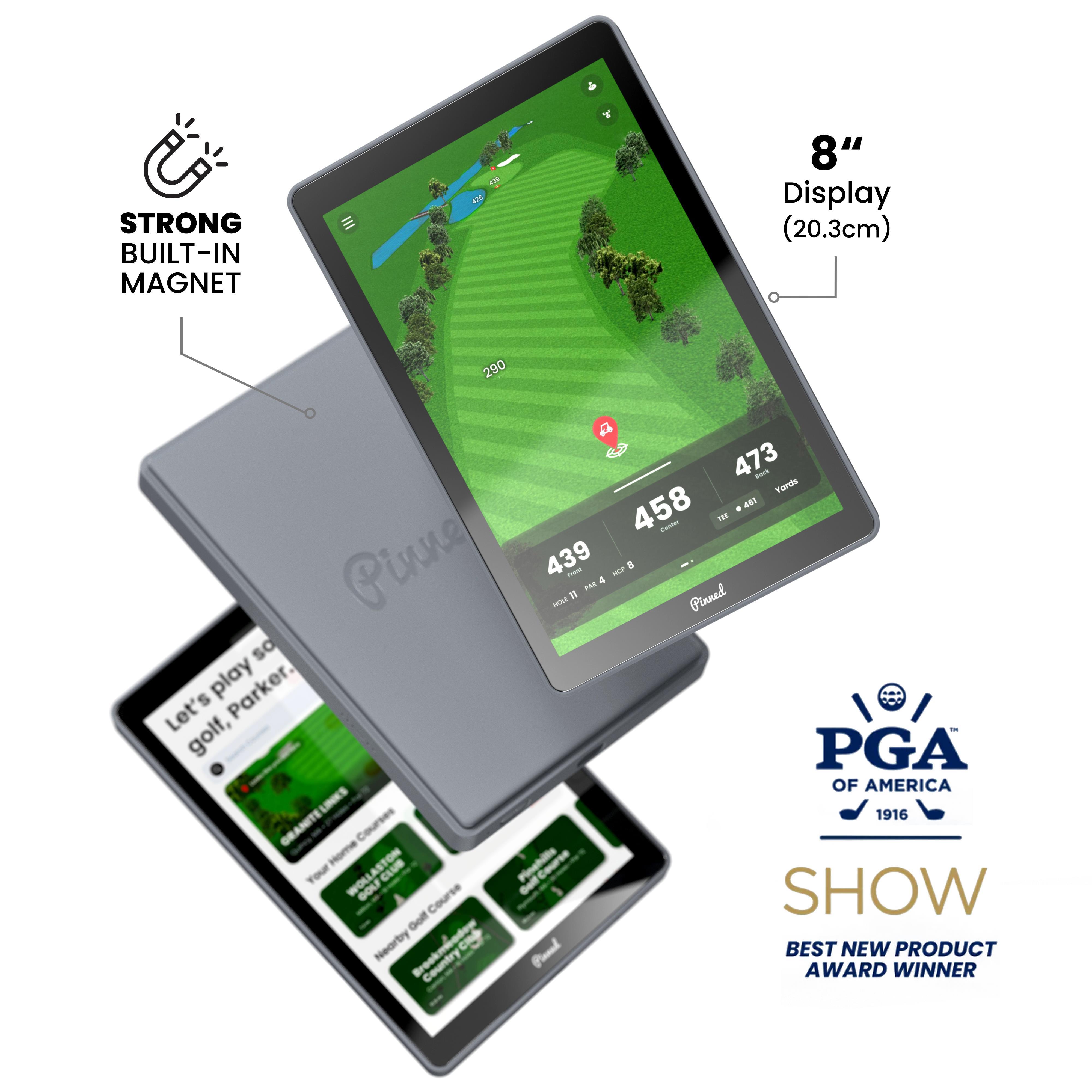 Pinned The Caddie GPS mobilní analyzátor