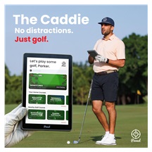 Pinned The Caddie GPS mobilní analyzátor