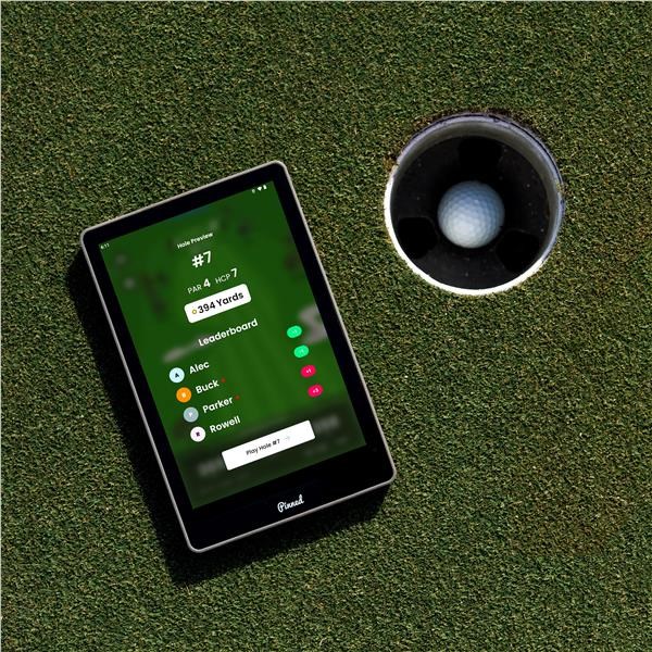 Pinned The Caddie GPS mobilní analyzátor