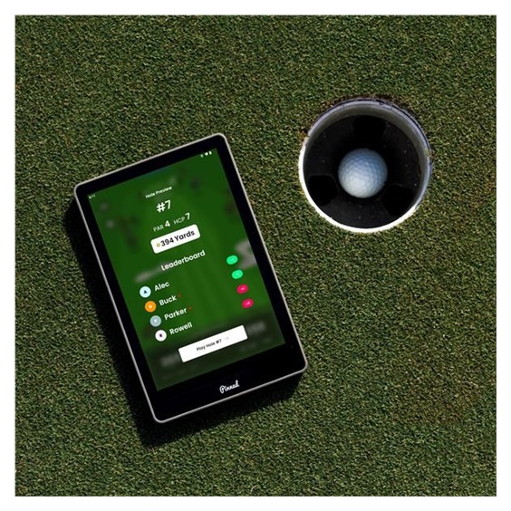 Pinned The Caddie GPS mobilní analyzátor