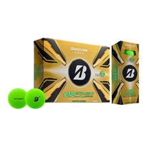 Bridgestone e12 Straight MindSet golfové míčky, zelené